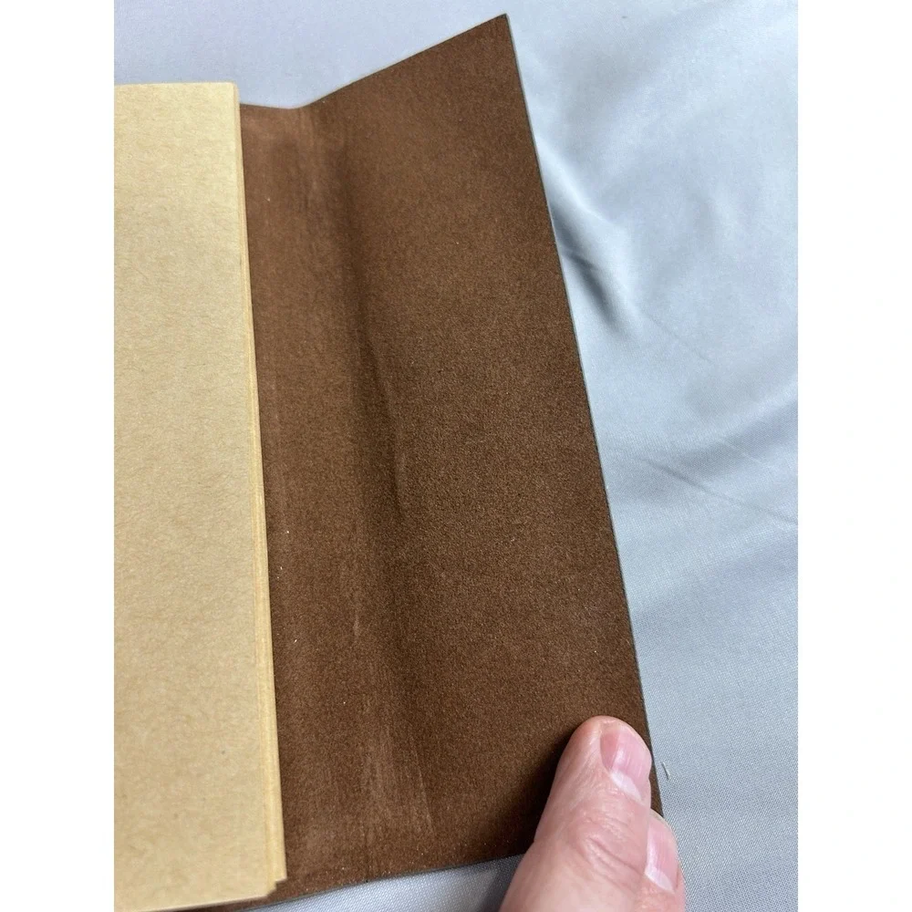 Leather Journal Refillable 6 Ring Binder Compass‎ Cover Anchor Charm Notebook